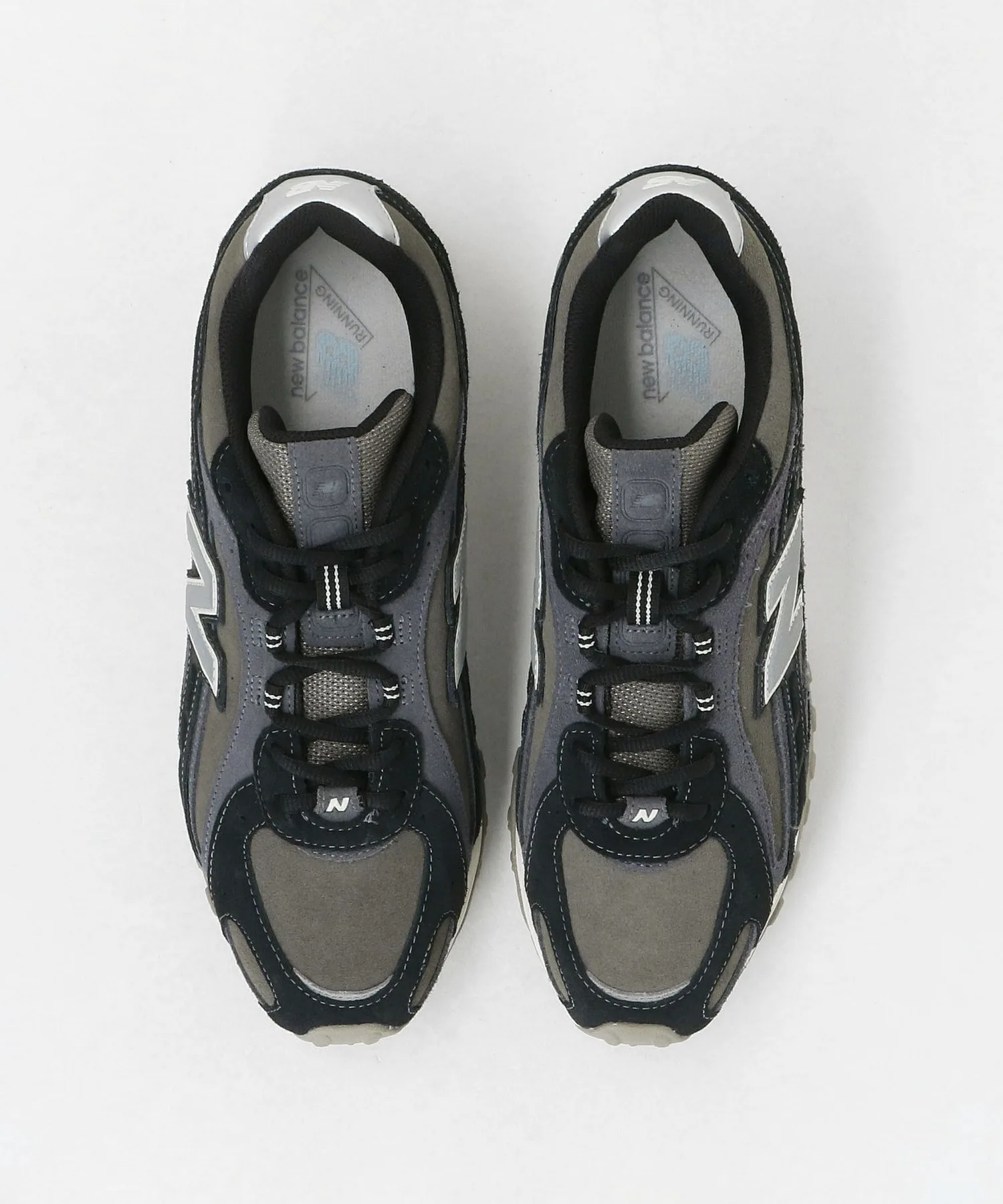 Мужские кроссовки New Balance U204, кожаные, чёрные — фото 3