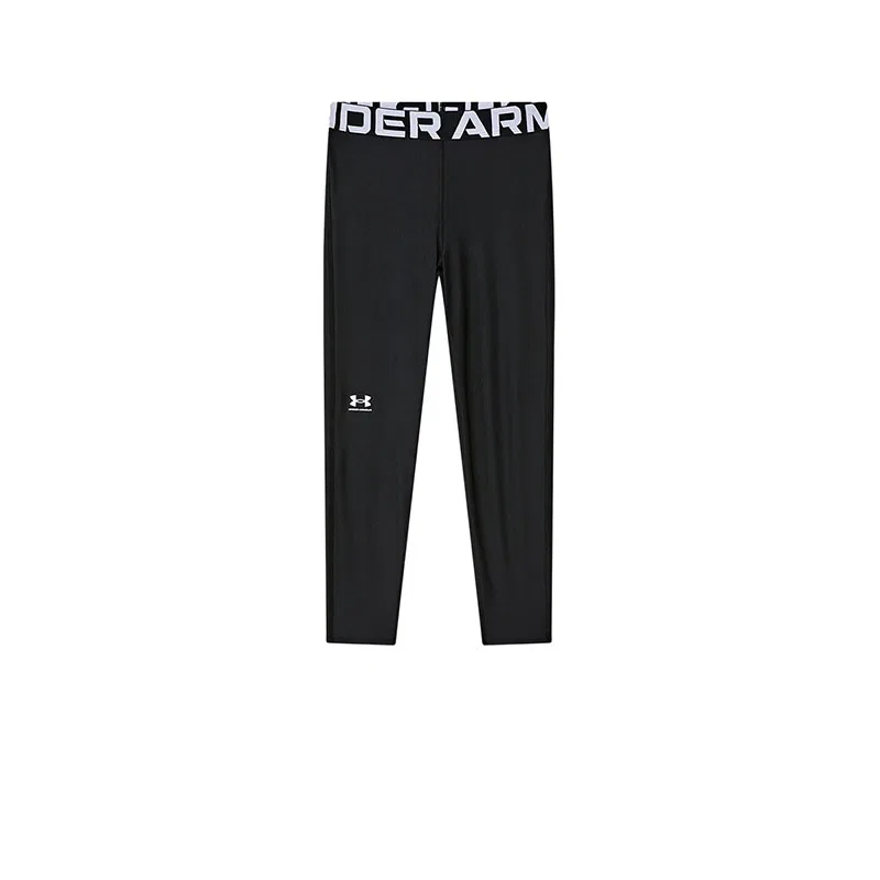 Леггинсы HeatGear детские Under Armour Black/White