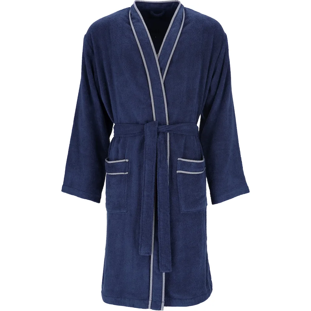 

Мужской халат Jack, идеально подходит для сауны и спа, гостиничный халат, домашний халат Vossen, Marine blau