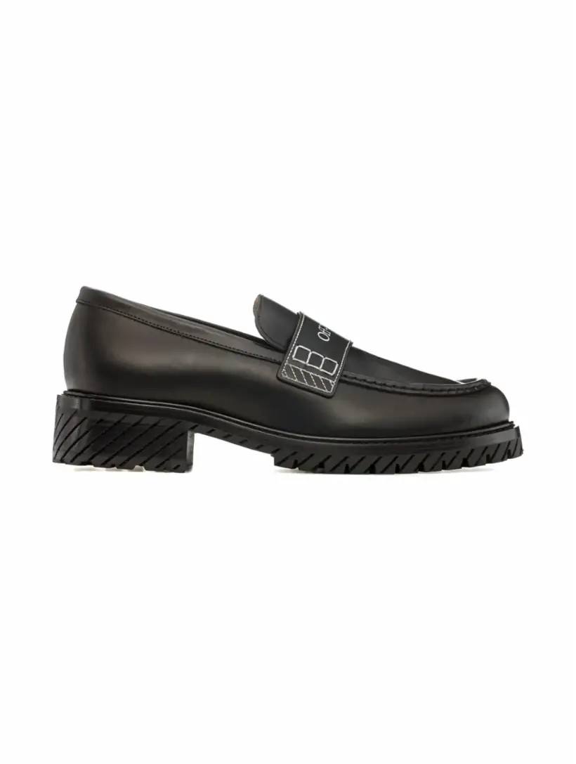

Кожаные лоферы Combat Off-White, мультиколор