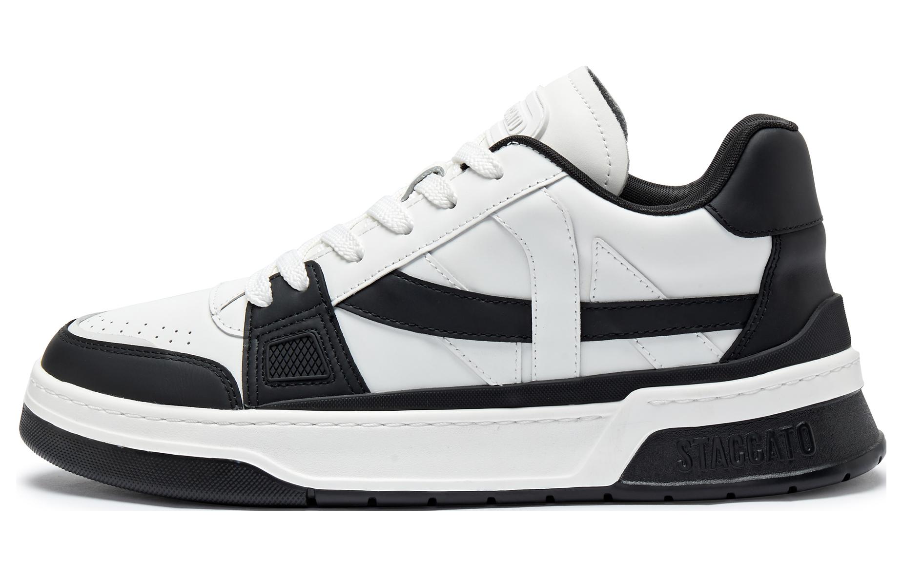 

Кроссовки Low Top Skateboard Shoes Men's Staccato, Panda Black White