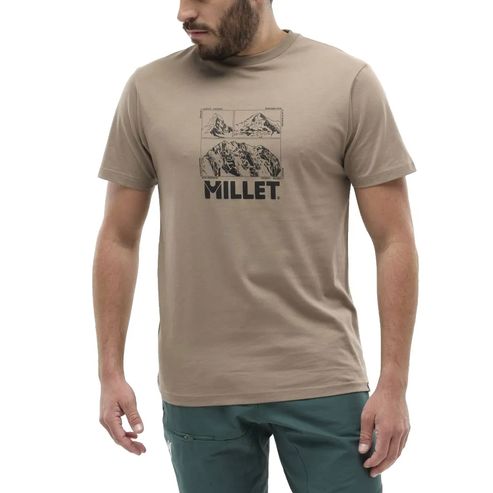 

Футболка с коротким рукавом Millet Chammonix Logo, коричневый