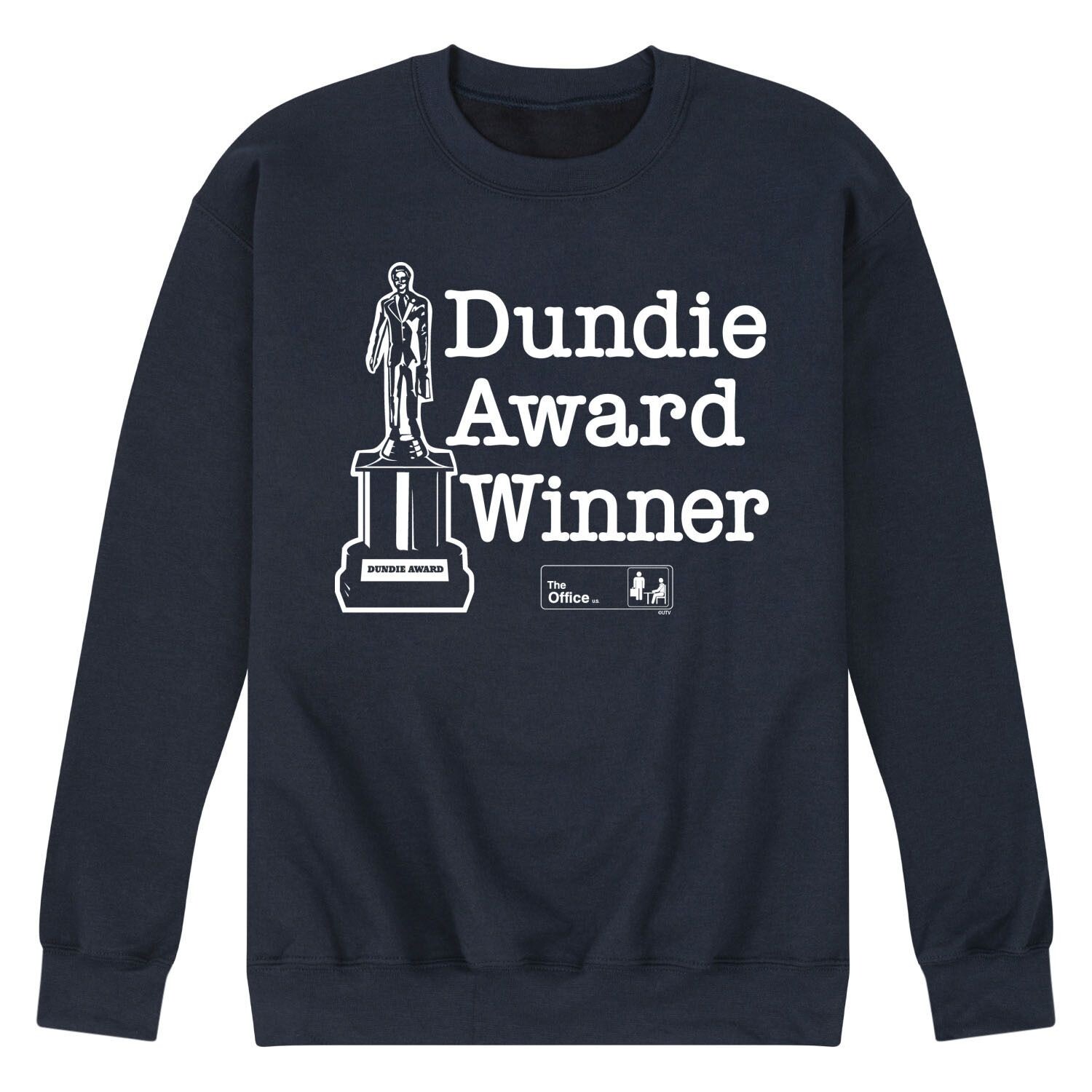 

Мужской свитшот The Office Dundie Award Winner Licensed Character