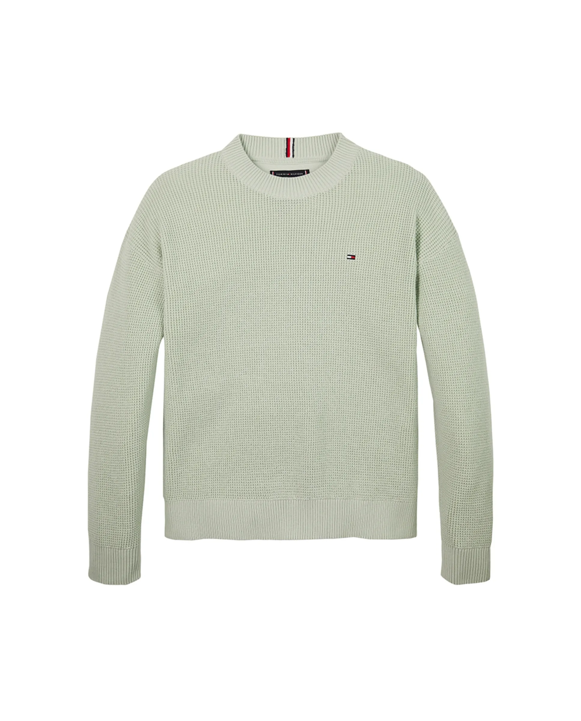 

Детский джемпер с круглым вырезом Tommy Hilfiger, зеленый