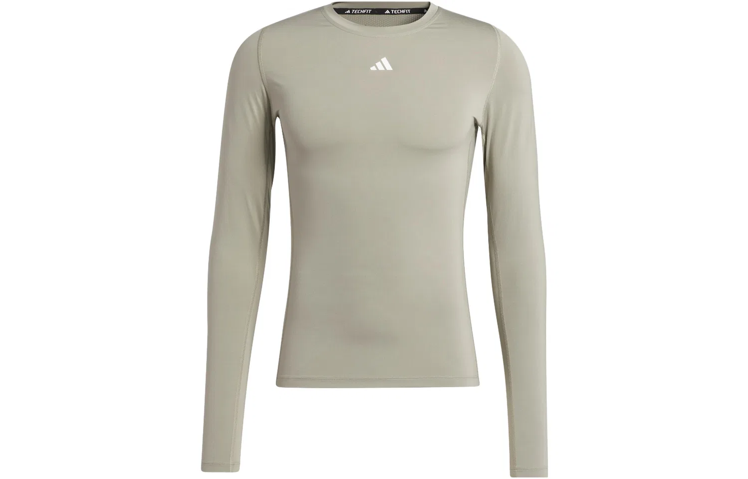Мужская футболка с длинным рукавом Adidas, Цвет Pebble Silver Gray