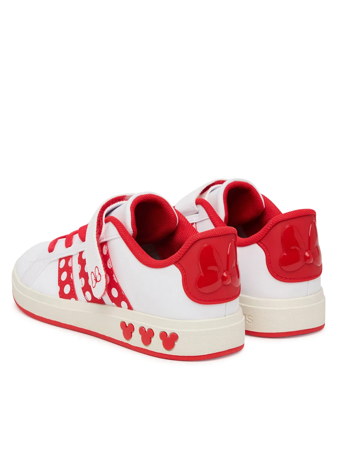 Кроссовки для девочки Disney Minnie Mouse Grand Court Shoes Kids Adidas, белый — фото 3