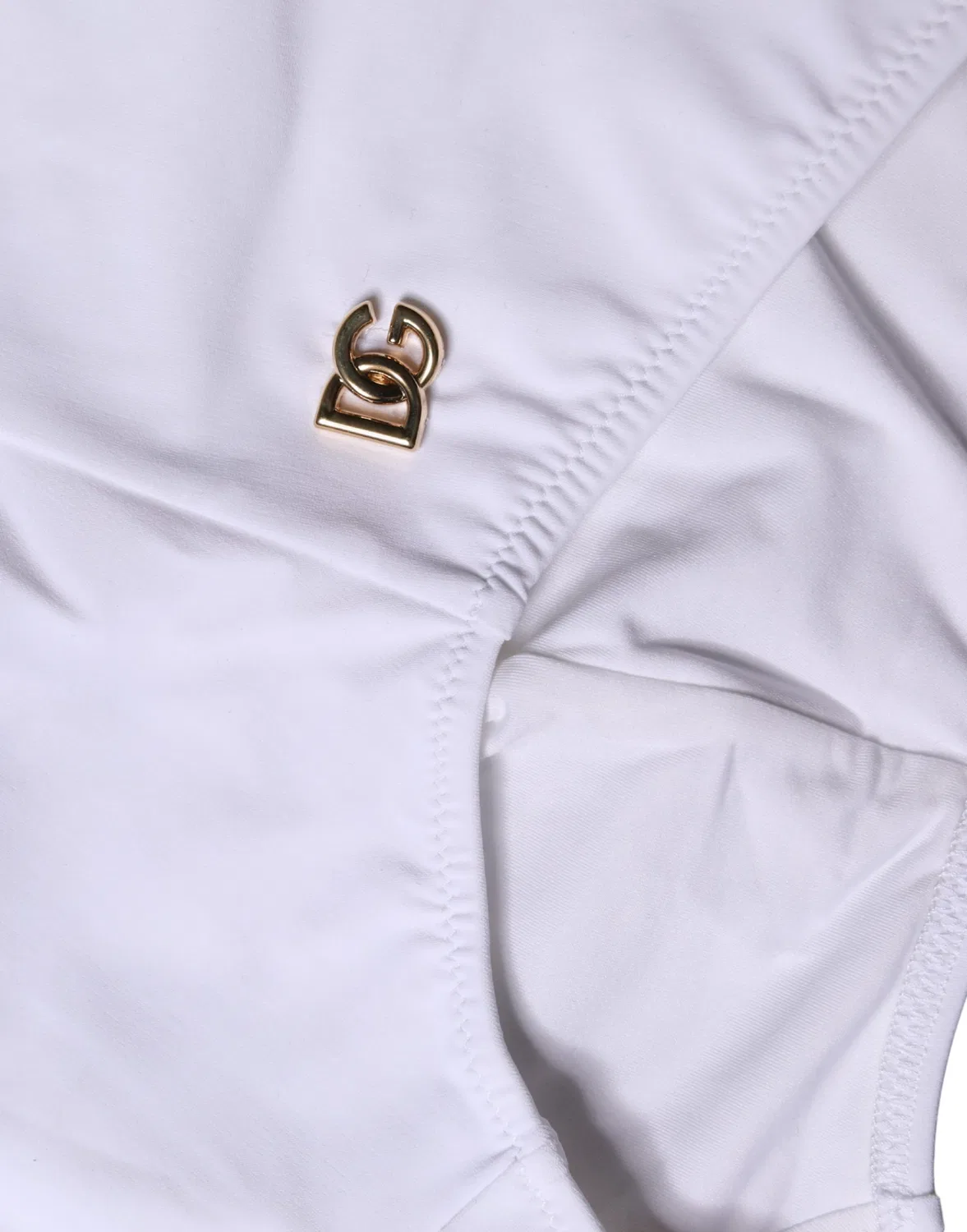 Женские трусы-утяжка с высокой посадкой и логотипом White Logo Girdle High Waist Panty Dolce & Gabbana, White — фото 3