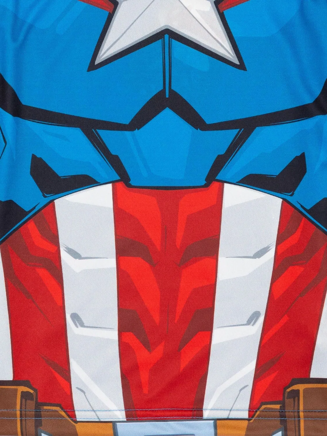 Пижама короткая Captain America Vanilla Underground, синий — фото 4
