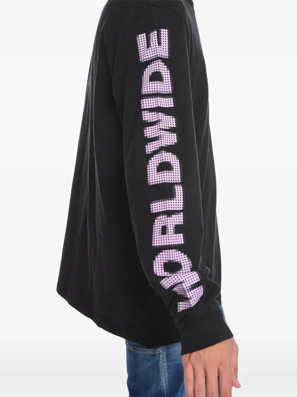 Толстовка с длинными рукавами и логотипом Dsquared2, черный — фото 4
