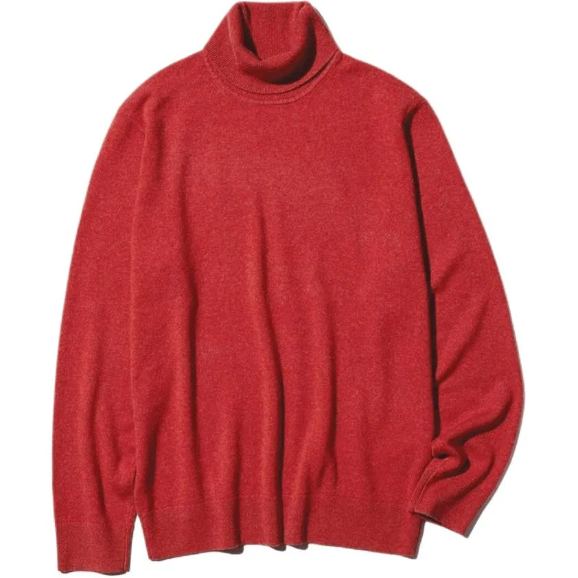 Мужской кашемировый свитер Agate Red UNIQLO, Agate Red