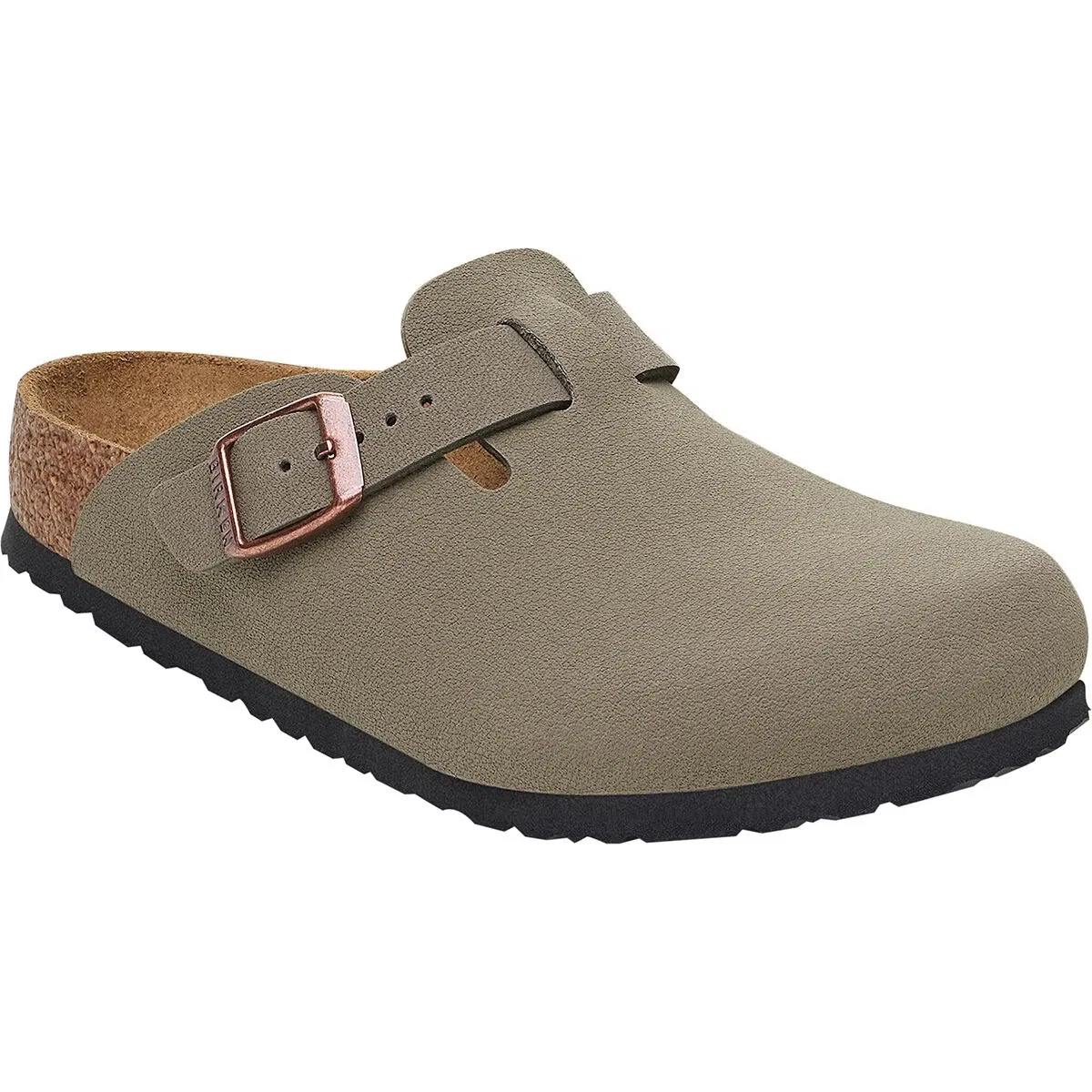 Детские сабо для мальчиков с контурной стелькой Boston clog Birkenstock, Stone Birkibuc