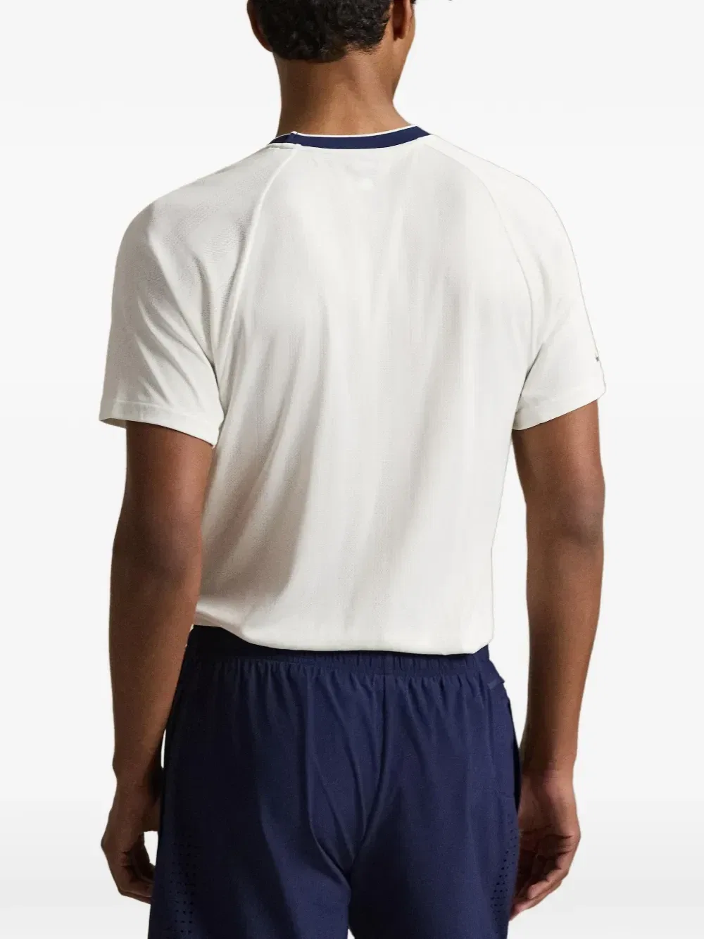 Футболка узкого кроя с рукавами реглан Polo Ralph Lauren, белый — фото 4