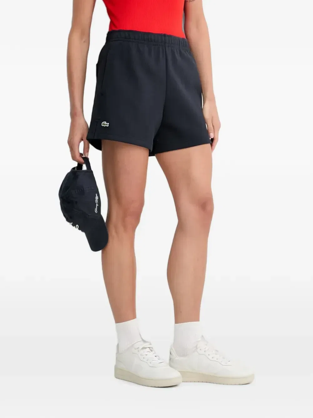 Шорты Lacoste Мини, с логотипом, синие
