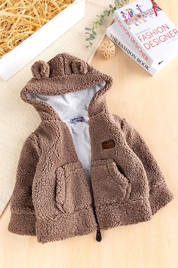 Детское зимнее пальто для мальчиков на молнии Babymod, Brown