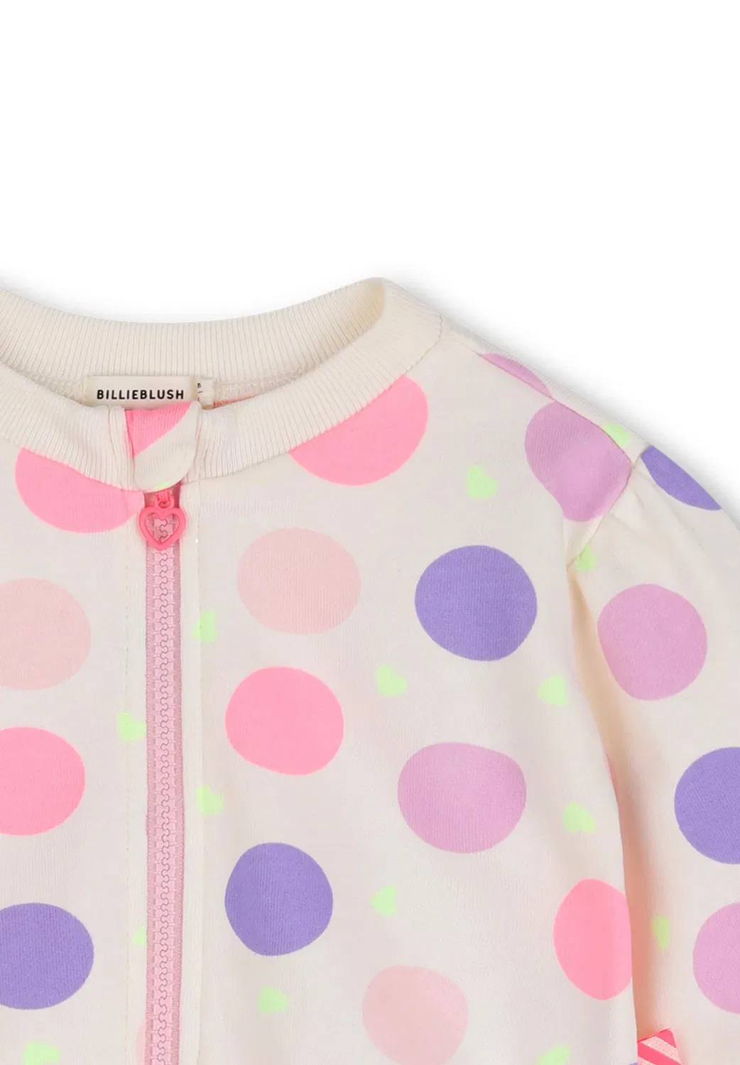 Cardigan en molleton - zip-up sweatshirt Billieblush, Rice — фото 3