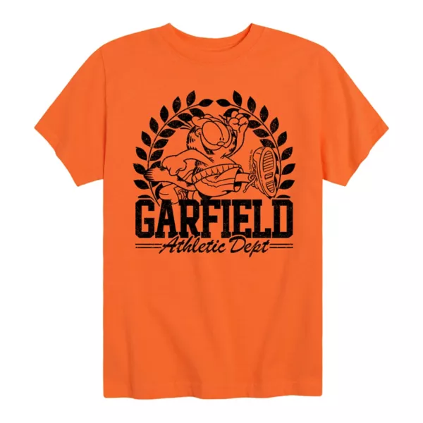 

Футболка Garfield Sports Department с рисунком для мальчиков 8-20 лет Licensed Character, оранжевый