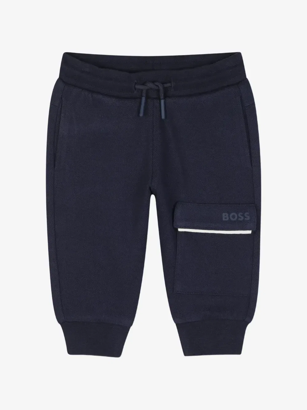 Брюки карго с логотипом Boss Kidswear, синий
