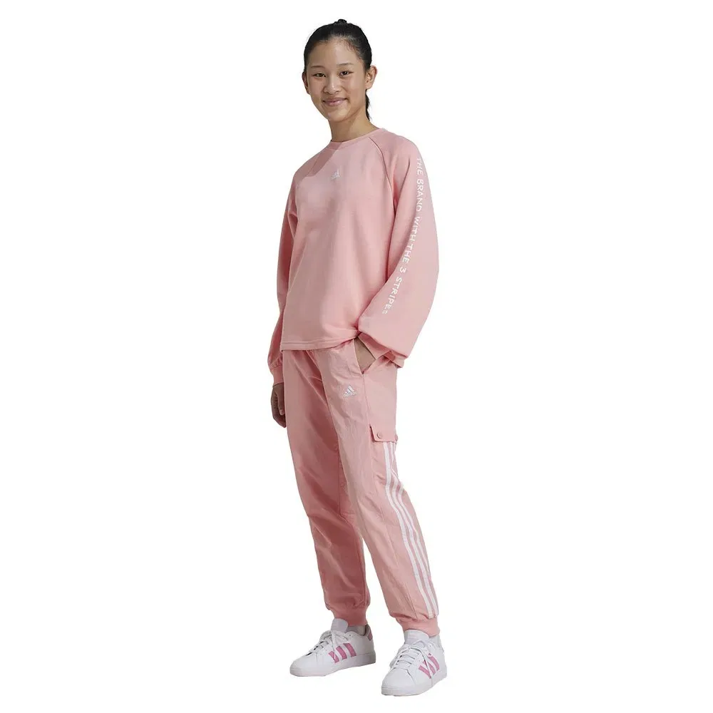 Брюки карго Adidas Street Jam Woven Cutted, розовый