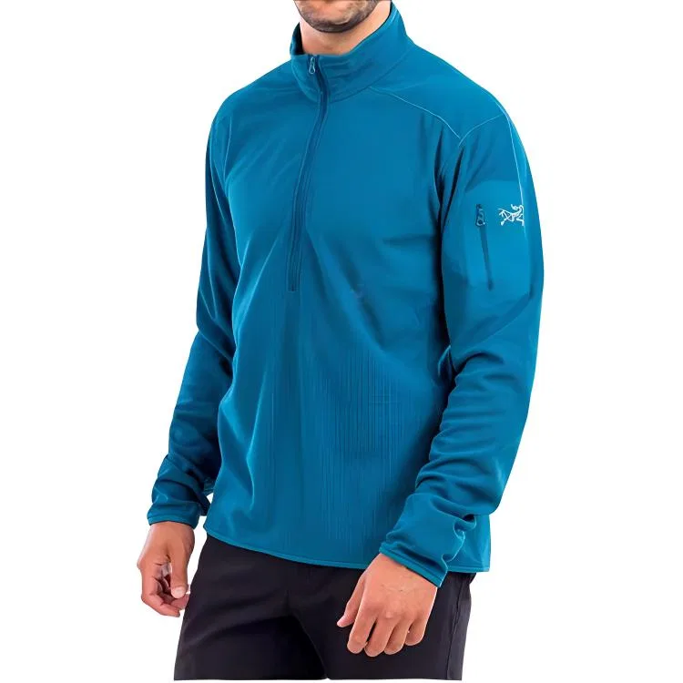 Мужской флисовый свитер с длинным рукавом Delta LT Arcteryx, Backlight Blue/Forcefield