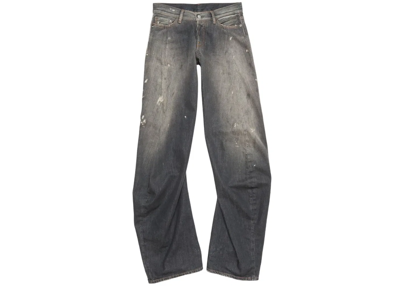 Женские джинсы свободного кроя Acne Studios, Black
