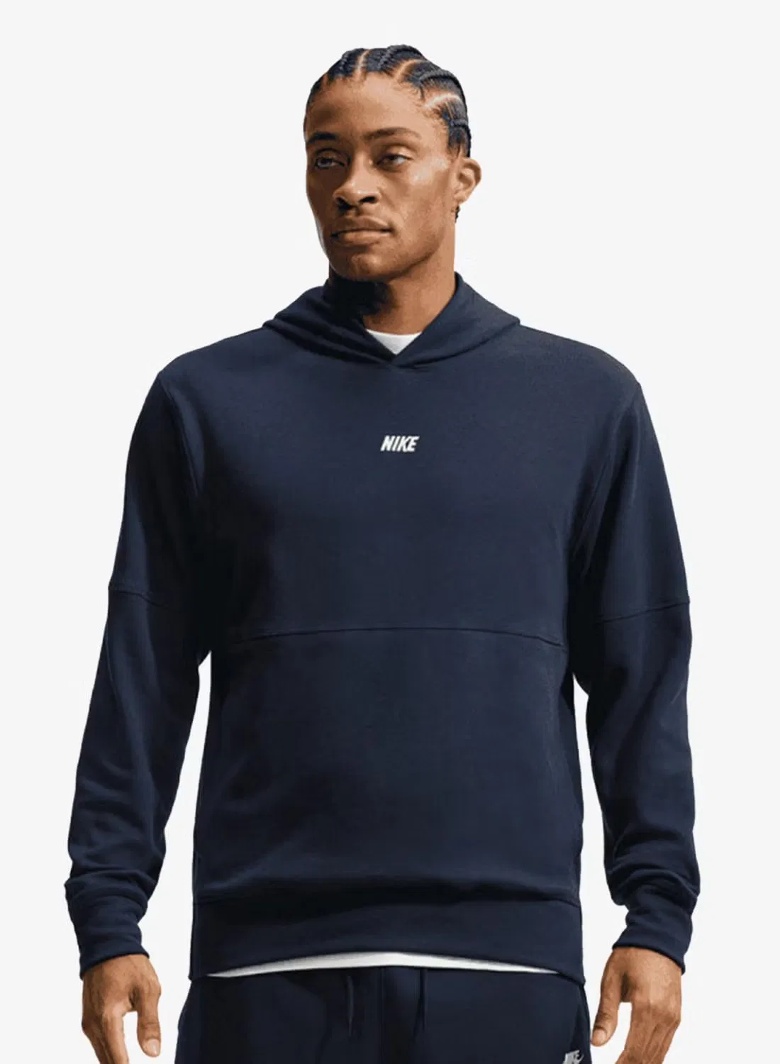 Худи с принтом Club varsity Nike, обсидиановый