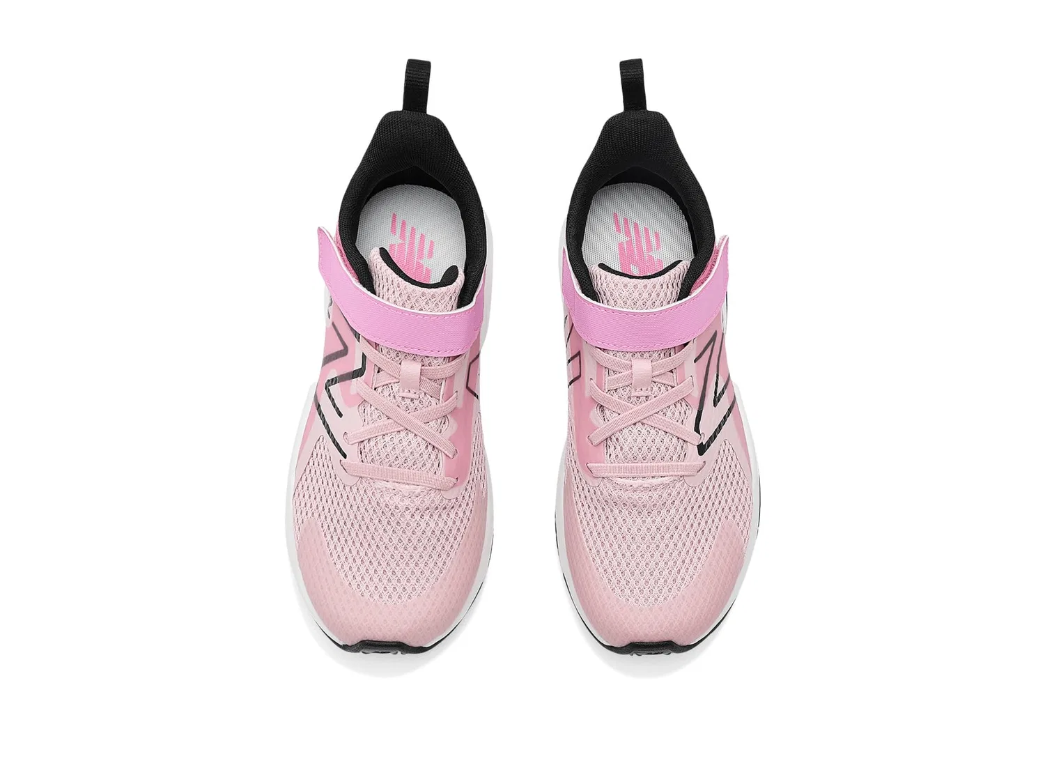Кроссовки Rave Run Hook-and-Loop (для маленьких детей) New Balance Kids, Pink Chalk/Signal Pink — фото 3