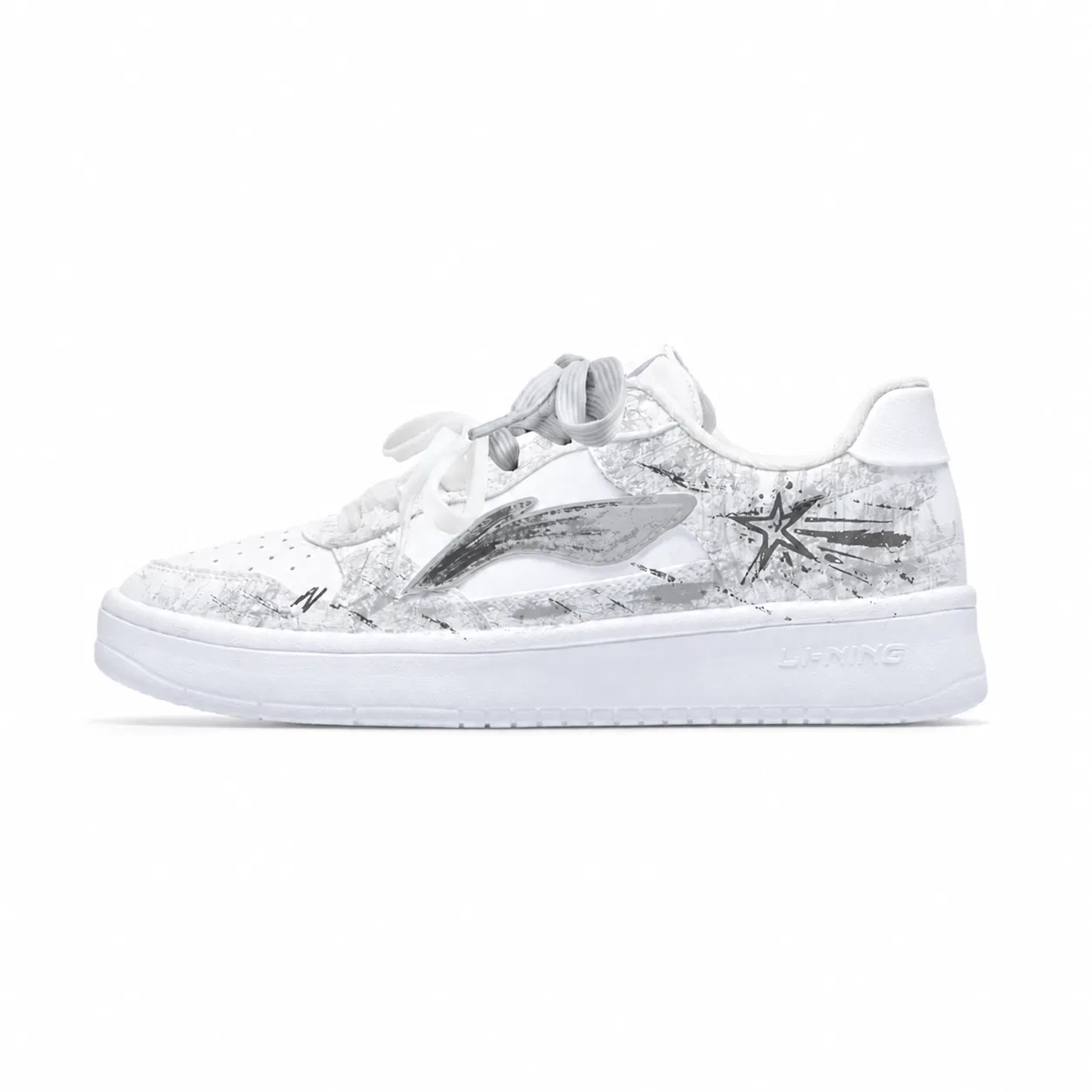 Детские кроссовки для скейтбординга низкие Floating Boat Li-Ning, Gray