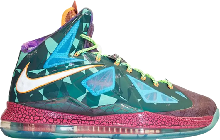 

Лимитированные кроссовки Nike LeBron 10 Premium 'What The MVP', мультиколор, Черный, Лимитированные кроссовки Nike LeBron 10 Premium 'What The MVP', мультиколор