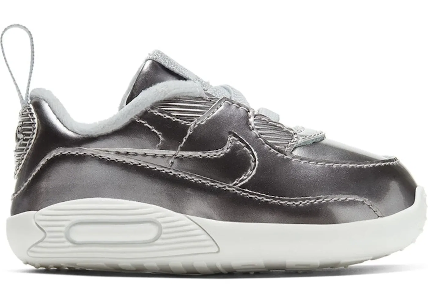 Детские кроссовки Lifestyle Nike Air Max 90, Metallic Silver/Metallic Silver-White