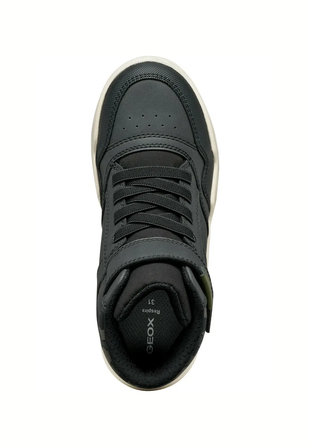 J perth boy - высокие кроссовки Geox, Black Camouflage — фото 3