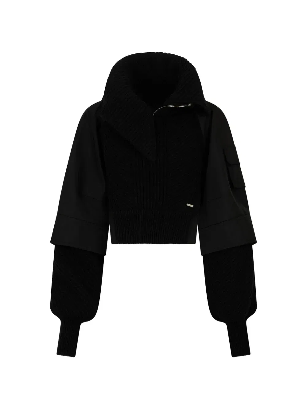 Свитер Snowball в рубчик Dsquared2, черный