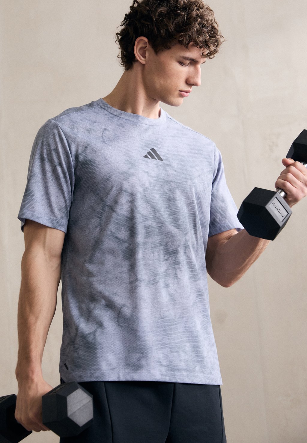 

Футболка с принтом POWER TEE adidas Performance, фиолетовый