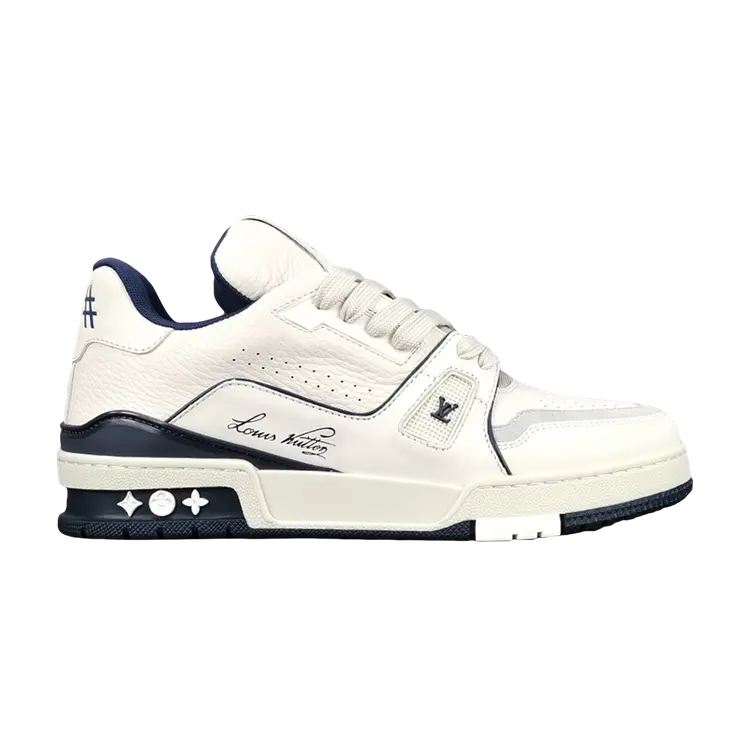 

Кроссовки Louis Vuitton Trainer Low '#54 Signature - White Marine', белый