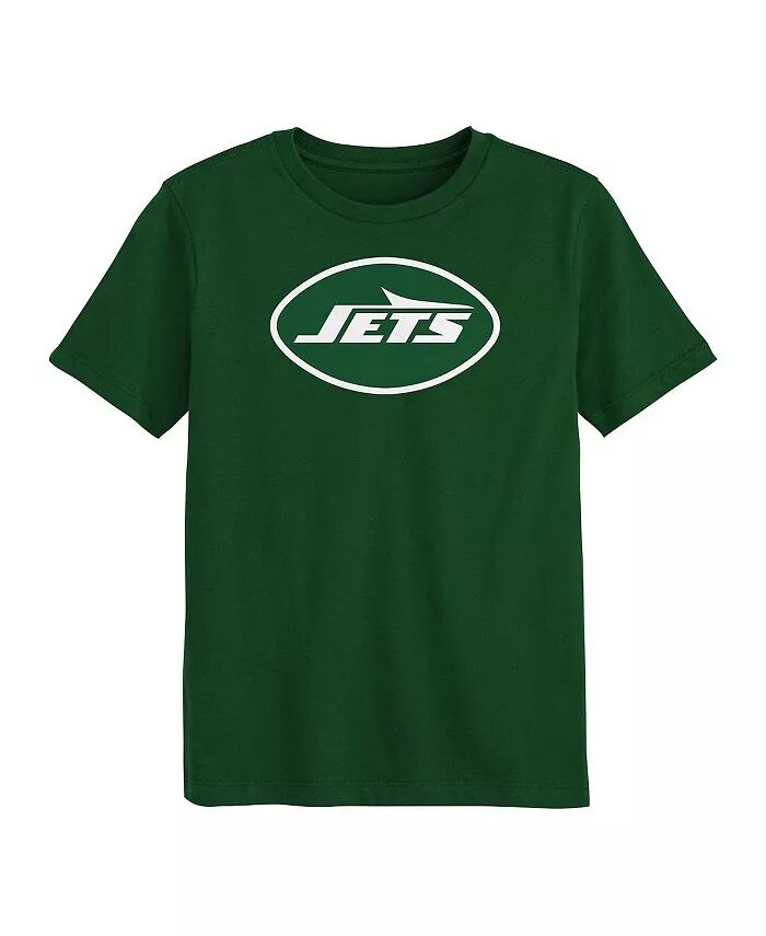 

Футболка с логотипом New York Jets Primary для дошкольников зеленого цвета Outerstuff