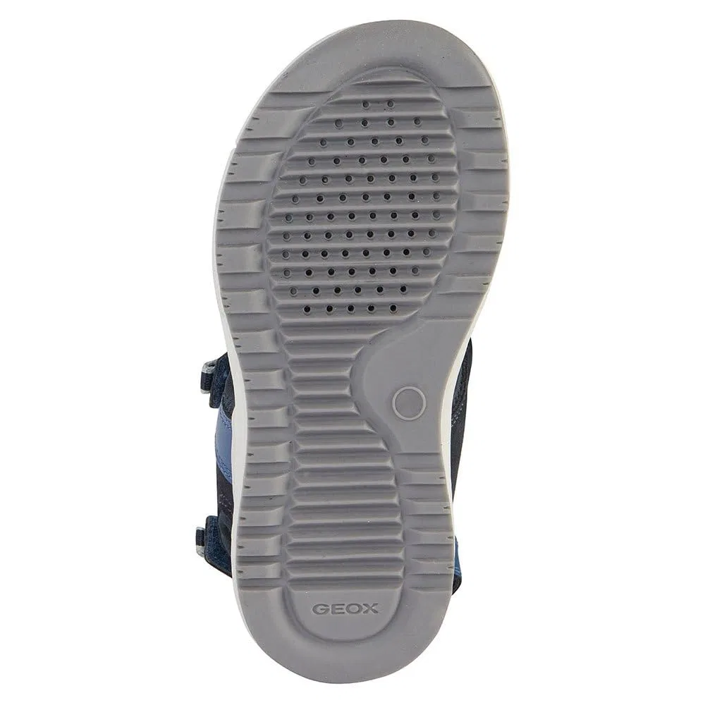 Детские сандалии для мальчиков кожаные J Sandal Album Boy Geox, Navy Blue Dk — фото 2