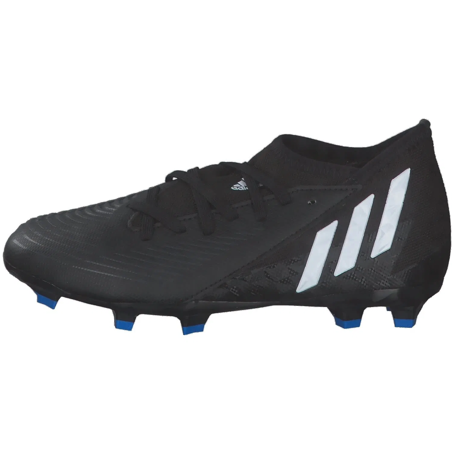 Детские бутсы футбольные с синтетическим верхом Predator Edge.3 Fg J Adidas, Core Black White Vivid Red — фото 2