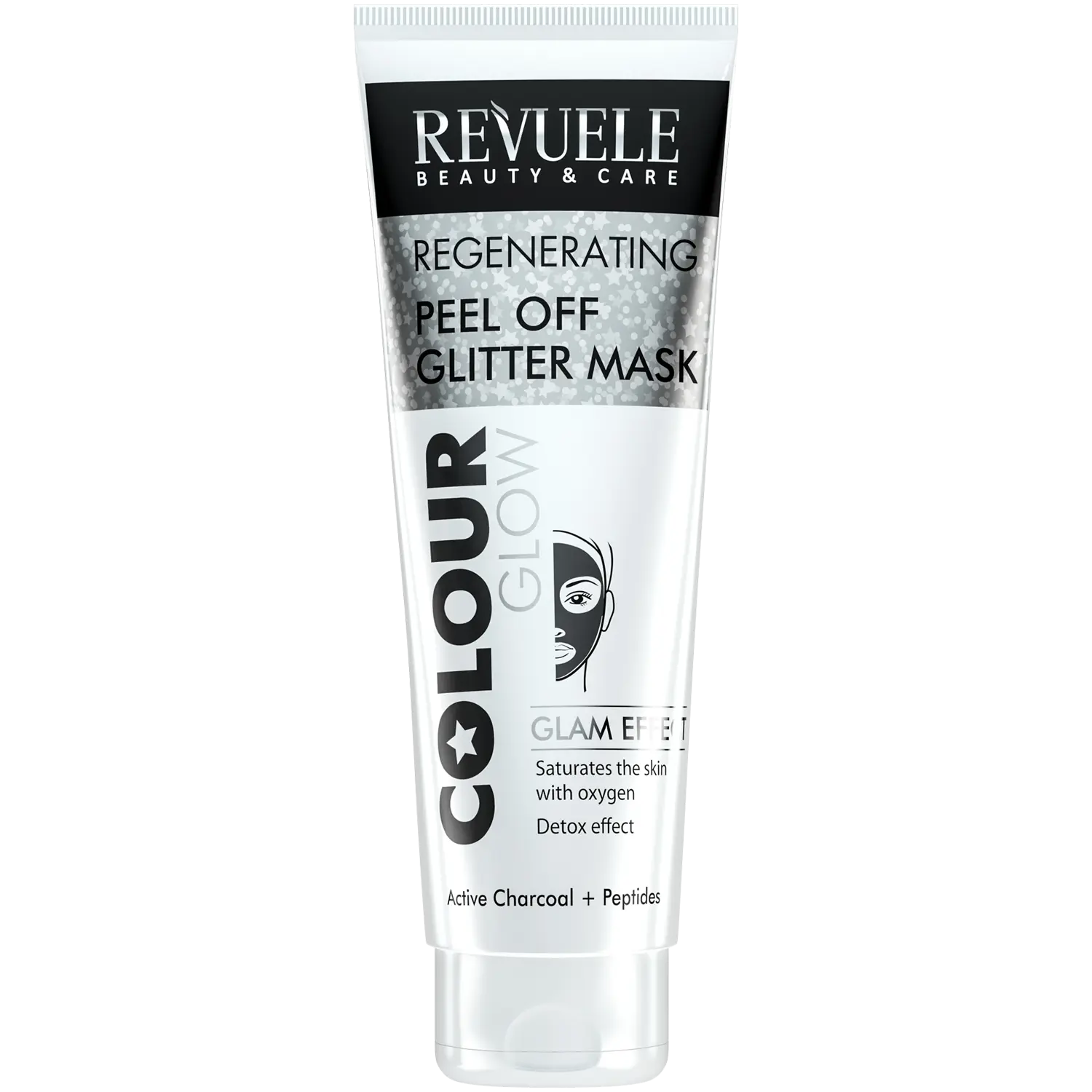 

Revuele Colour Glow Glam Effect Детоксифицирующая маска-пилинг для лица, 80 мл