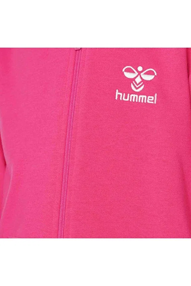 Детское худи с длинным рукавом на молнии Felisias Hummel, Pink — фото 4
