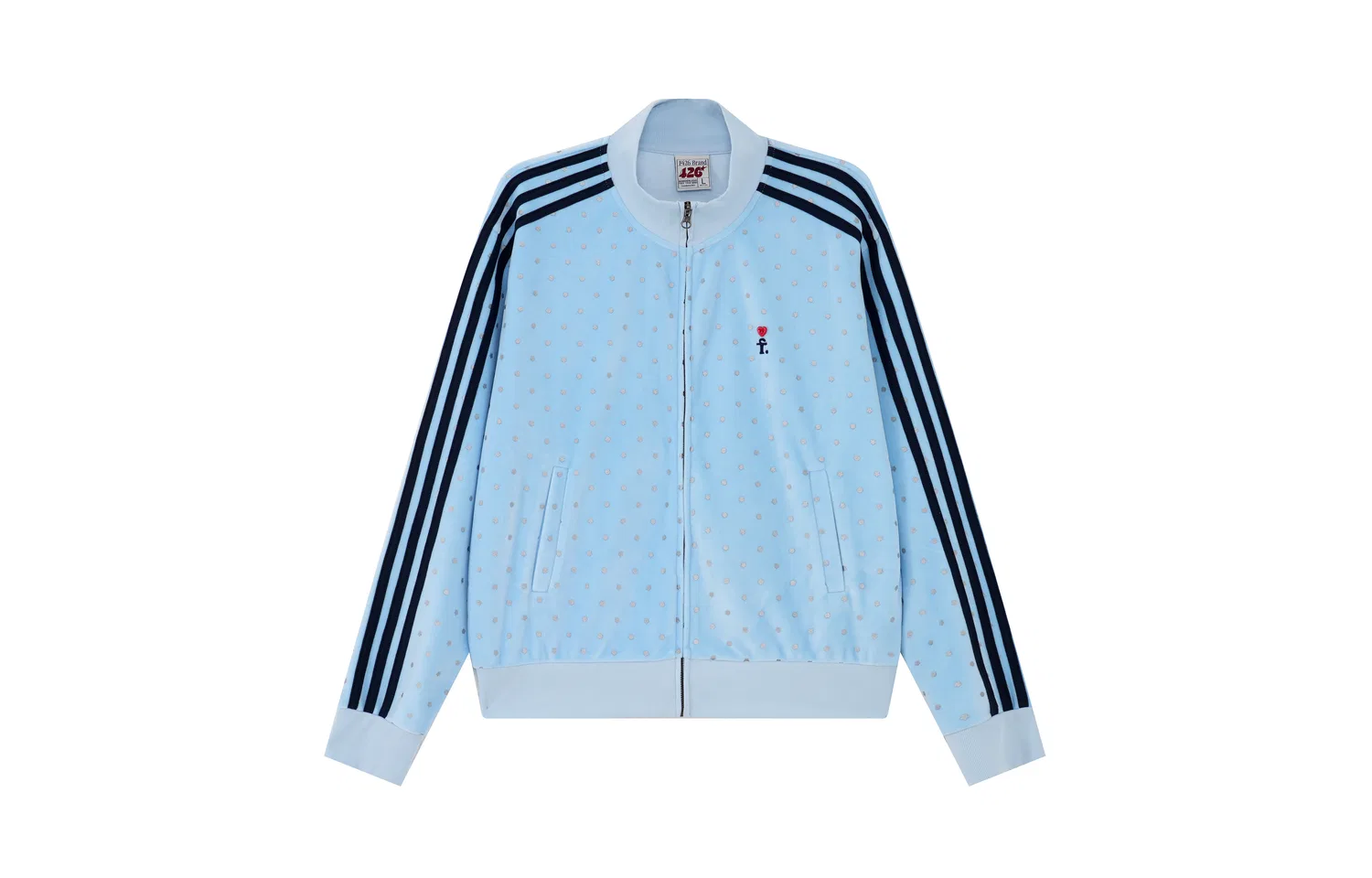 Детская толстовка с воротником-стойкой F426, Blue
