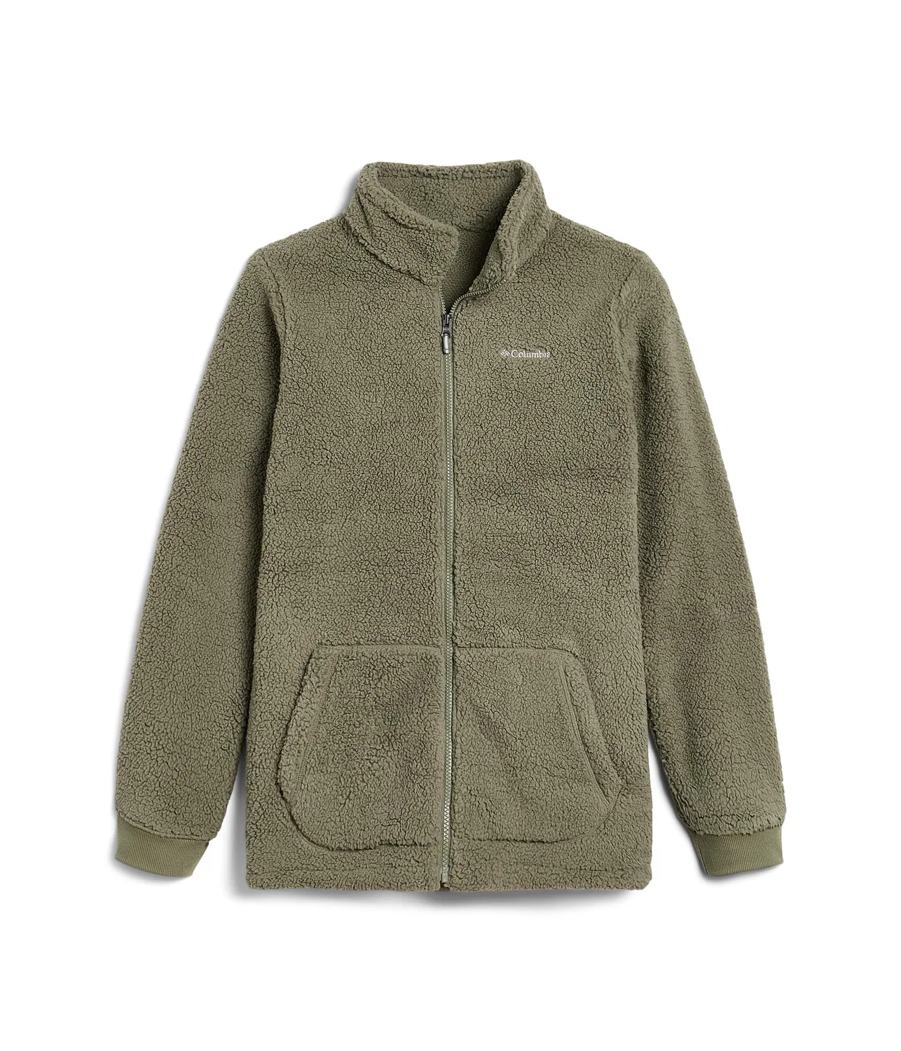 Куртка-флис на молнии Rugged Ridge Ii Sherpa Full Zip (для маленьких и больших детей) Columbia Kids, Stone Green