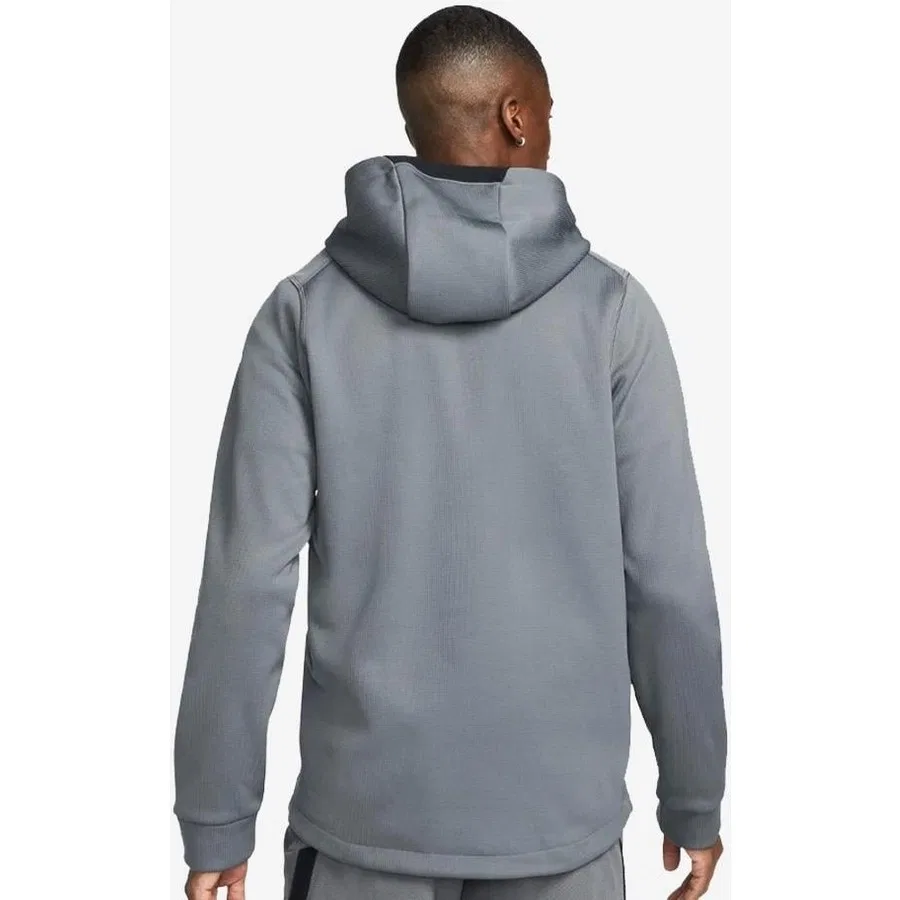 Мужская куртка для тренировок Nike Pro Therma-Fit с капюшоном, DD2124-068, Черный — фото 2