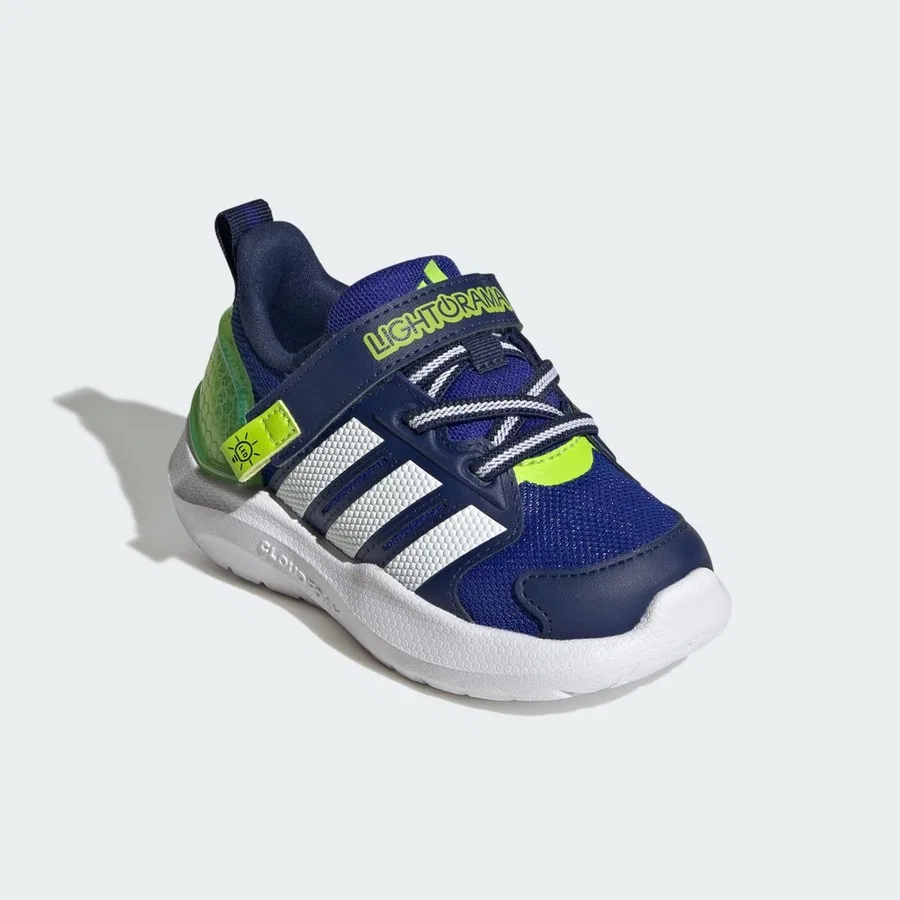 Детские кроссовки с LED-подсветкой Lightorama adidas, Сине-белый — фото 3