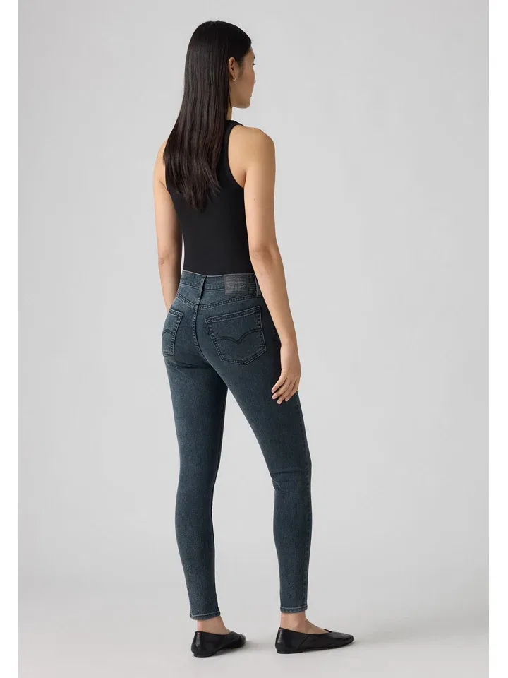 Женские джинсы скинни фит 721 Levi's, Dark Blue — фото 3