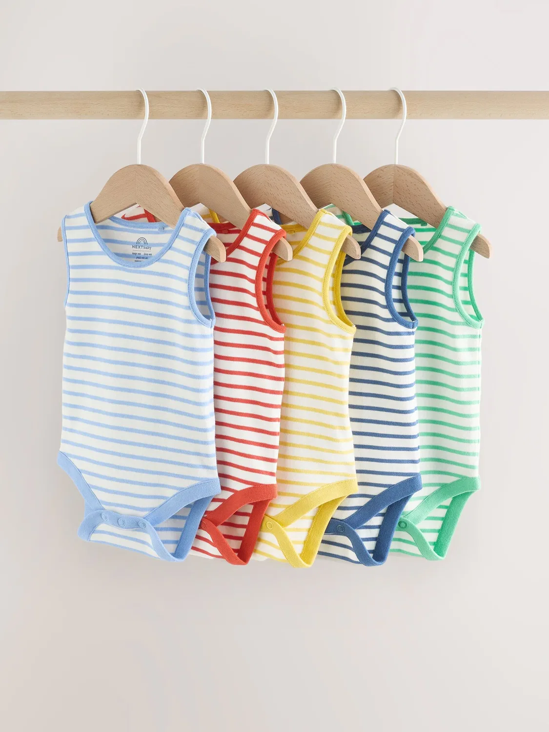 Боди для новорожденных, полоска, Bright Stripe Next