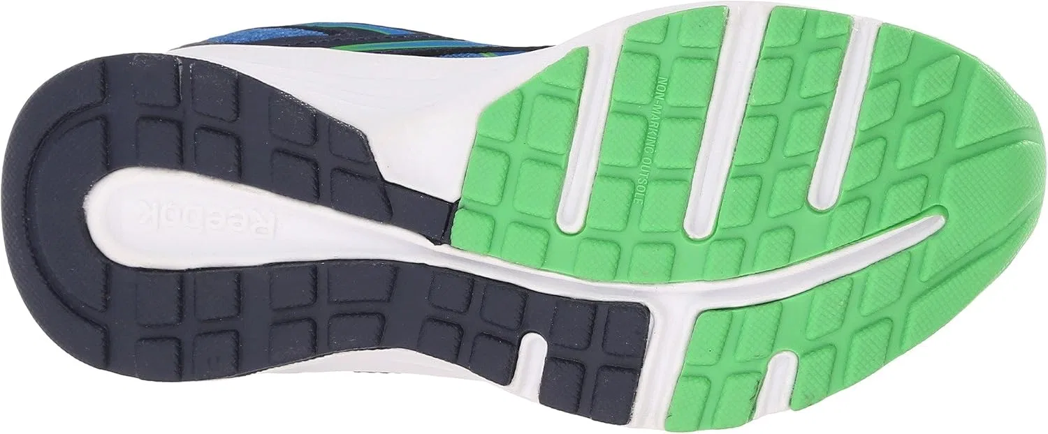 Детские кроссовки для бега Almotio RS Reebok, Collegiate Navy/Bright Green/Blue Sport/White — фото 4
