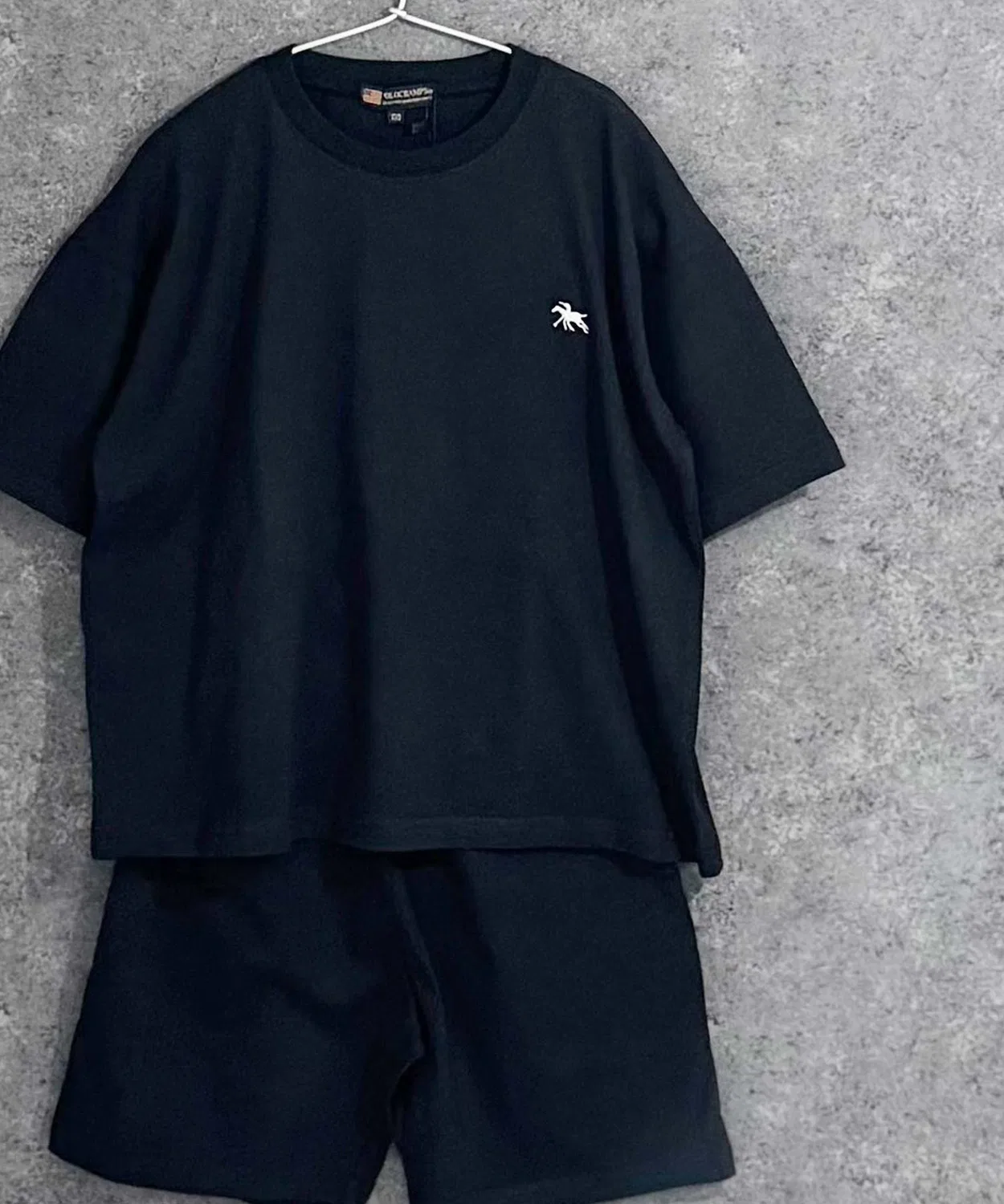 Детский комплект из жакета и брюк с вышивкой POLOCHAMPS, Black