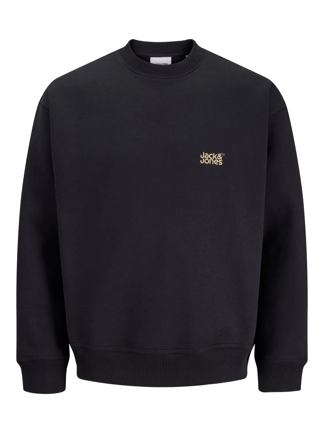 Свитшот с принтом Jjecolton Jack & Jones Junior, черный