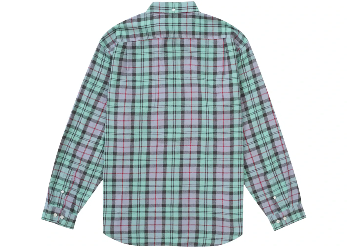 Мужская рубашка из фланели с принтом Shirt (FW24) Supreme, Blue — фото 2