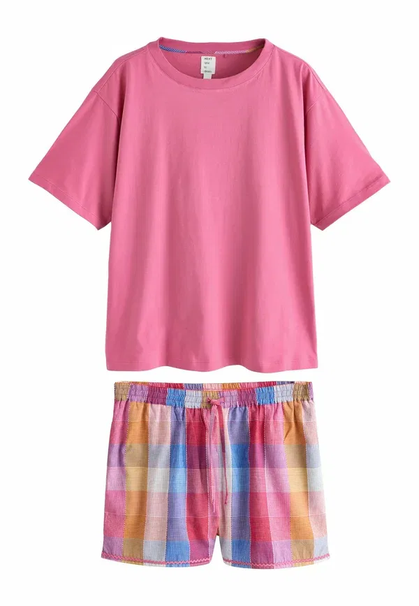 Комплект пижамы с принтом Regular fit - short pyjamas set Next, Navy Charlie the Cockapoo, розовый