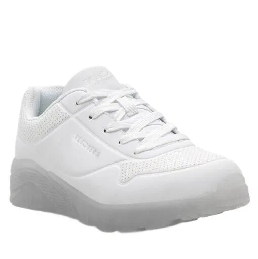 Детские кроссовки с синтетическим верхом Skechers Uno Ice, Цвет: Weiss